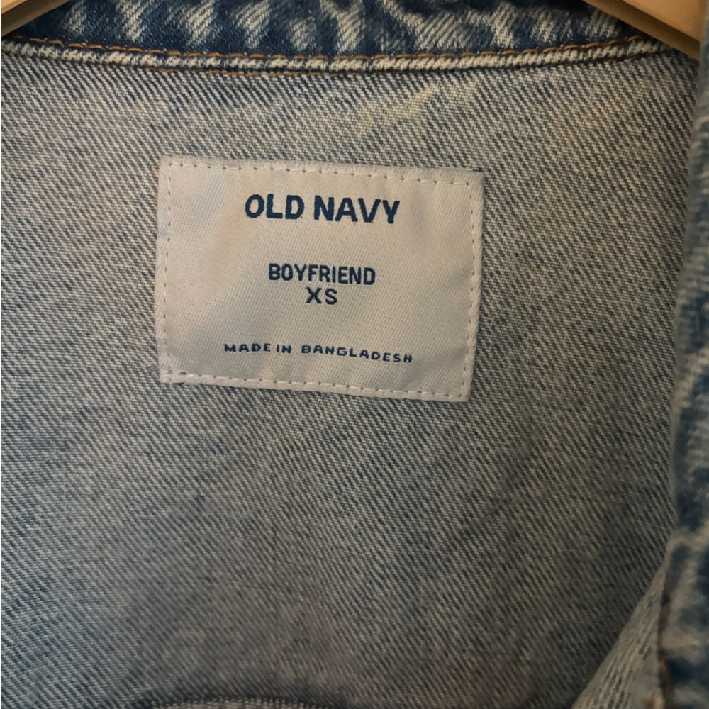 Old Navy Boyfriend Blue Jean Jacket - Picture 4 of 4
